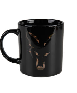 Alternative view of Fox Black & Camo Head Ceramic Mug