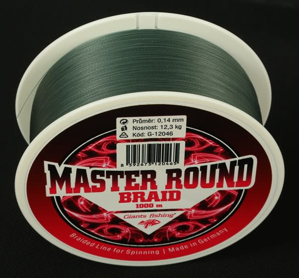 Giants fishing Spletaná šnúra Master Round Braid 0