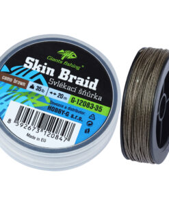 Giants fishing Svlékací šnúra Carp Line Skin Braid Camo hnedá, 20m