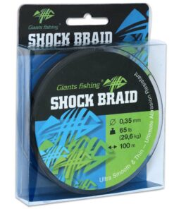 Giants fishing Pletená šnúra Shock Braid Green 100m