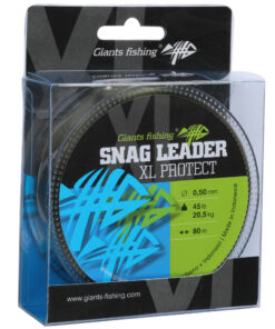 Giants fishing Šokový vlasec Snag Leader XL- Protect Army Green 80m