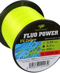 Giants fishing Vlasec Fluo Power UV-Žltý 600m