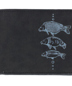 Giants fishing Peňaženka čierna tri kapry Black Wallet Three Carps