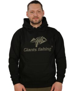 Giants Fishing Mikina s kapucí čierna Camo Logo