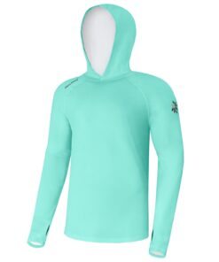 Giants fishing Funkčné tričko s dlhým rukávom UV50+Hoodie Blue