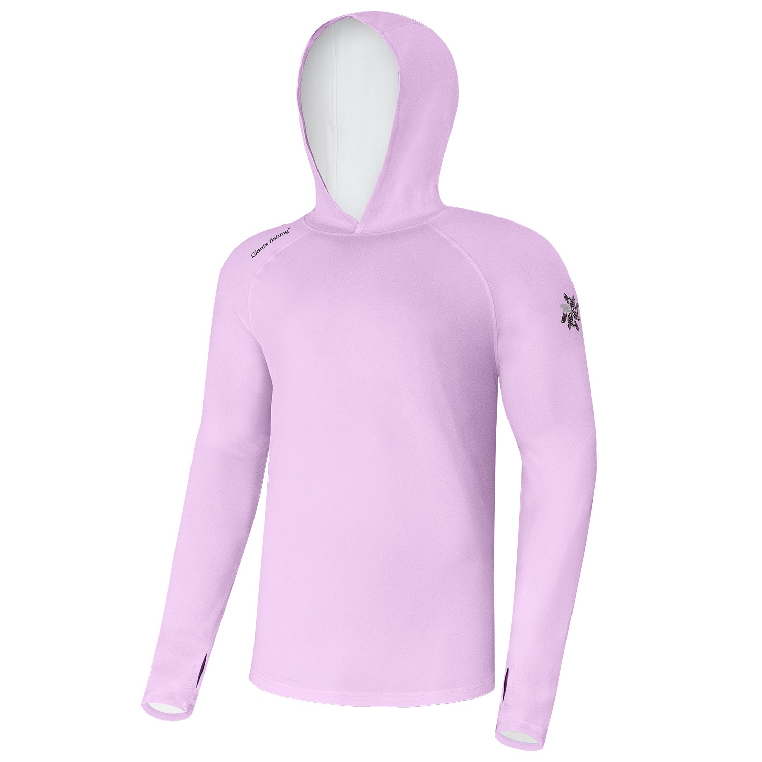 Giants fishing Funkčné tričko s dlhým rukávom UV50+Hoodie Purple