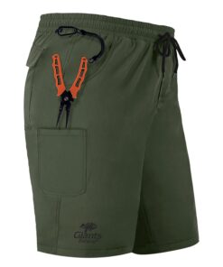 Giants Fishing Kraťasy Shorts Quick Dry UV50+Tmavozelené