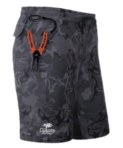 Giants Fishing Kraťasy Shorts Quick Dry UV50+Camo Grey