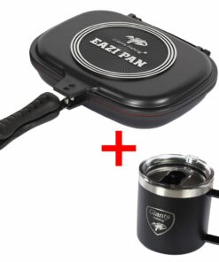 Giants fishing Akčný set Panvica na varenie Eazi Pan Medium + Nerezový thermo hrnček 400ml