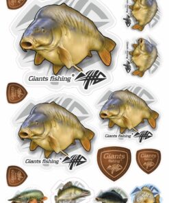 Giants fishing Mix nálepiek Giants Fishing Kapor lysca ( 14ks )