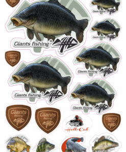 Giants fishing Mix nálepiek Giants Fishing Kapor šupináč ( 16ks )