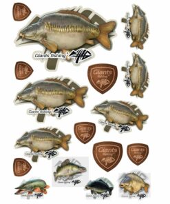 Giants fishing Mix nálepiek Giants Fishing Kapor riadkový ( 10ks )