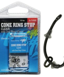 Giants fishing Sľudová zarážka s krúžkom Cone Ring Stop Clear with Oval Ring 4,5mm