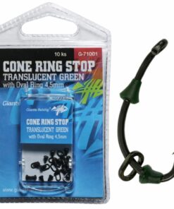 Giants fishing Sídrová zarážka s krúžkom Cone Ring Stop Translucent Green with Oval Ring 4,5mm