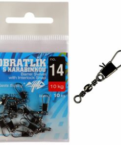 Giants fishing Obratlík s karabinkou Barrel Swivel with Interlock Snap no.14/10kg/10ks