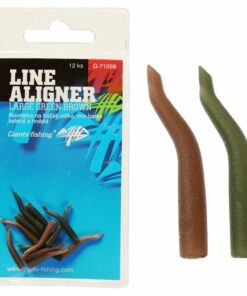 Giants fishing Rovnátka na háčik Line Aligner-Small Green-Brown/12pc