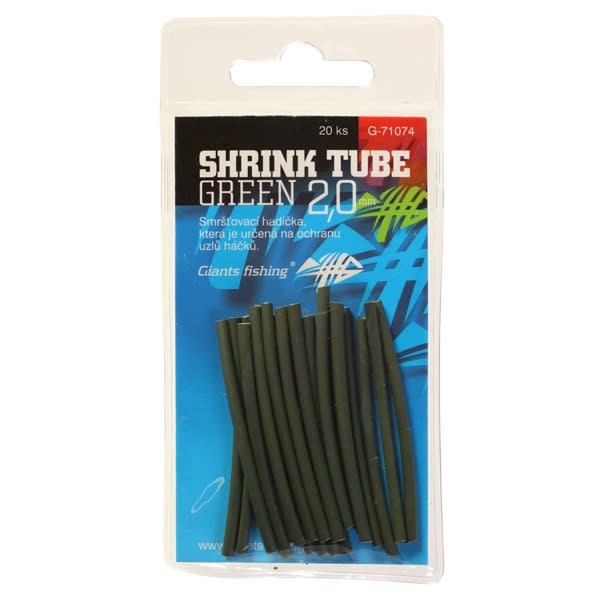 Giants fishing Zmršťovacie hadičky zelené Shrink Tube Green 1,6mm, 20ks