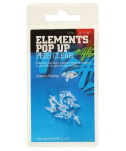 Giants fishing Držiak nástrahy Elements Pop-Up Pegs Clear, 10ks