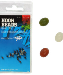 Giants fishing Zarážka na háčik Hook Beads Oval, 30ks