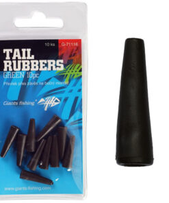 Giants fishing Prevlek na Závesku Tail Rubbers Green / 10ks (20mm)