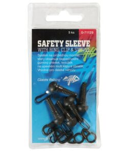 Giants fishing Montáž Safety Sleeve with Ring, Clip a Swivel, 5ks