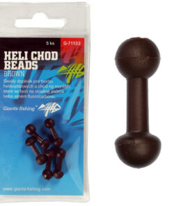 Giants fishing Zarážky Heli-Chod Beads Brown, 5ks