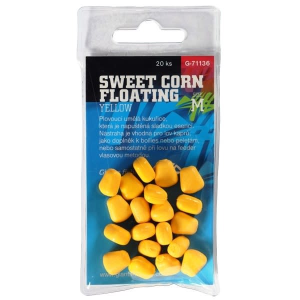 Giants fishing Umelá nástraha Sweet Corn Floating Yellow,vel.M/20ks