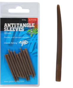 Giants fishing Prevleky proti zamotaniu Anti-Tangle Sleeves Hnedé Veľké ( 40mm )/10ks