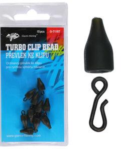 Giants fishing Rýchlovýmenný klip s prevlekom Turbo Beads 10ks