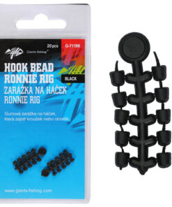 Giants fishing Zarážka na háček Hook Bead for Ronnie Rig Black 20ks