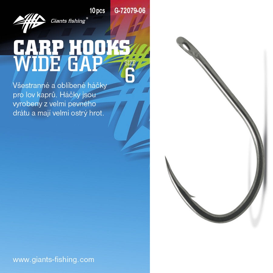 Giants fishing Háčik s očkom Wide Gap 10ks