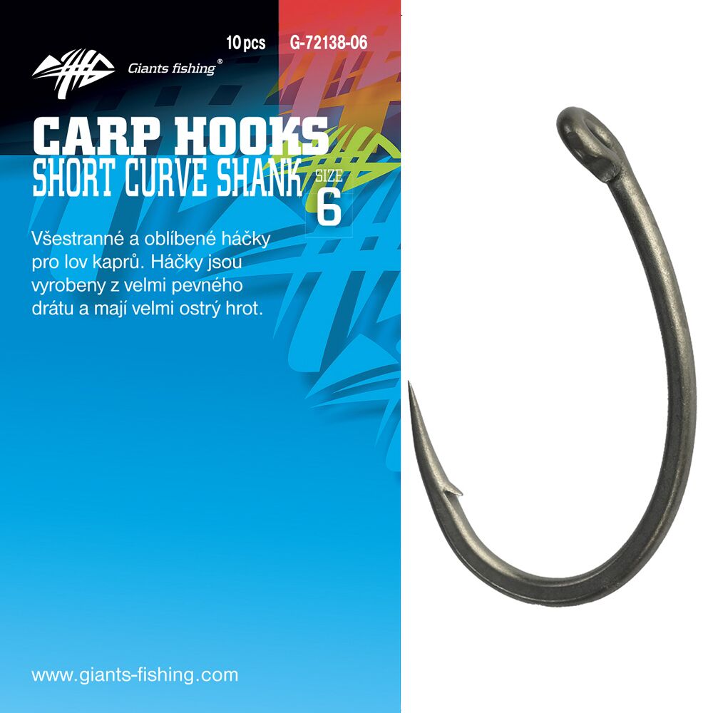 Giants fishing Háčik s očkom Short Curve Shank 10ks