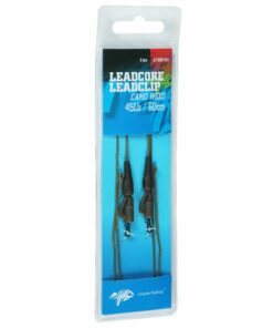 Giants fishing Montáž s olovenou šnúrou Leadcore 45Lb Leadclip (2ks) 60cm
