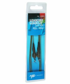 Giants fishing Montáž s olovenou šnúrou Leadcore 45Lb Leadclip (2ks) 100cm