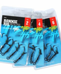 Giants fishing Kaprový návazec Ronnie Rig s kolíkom(4ks)