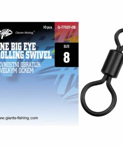 Giants fishing Pevnostný obratlík s veľkým očkom One Big Eye Rolling Swivel 10ks