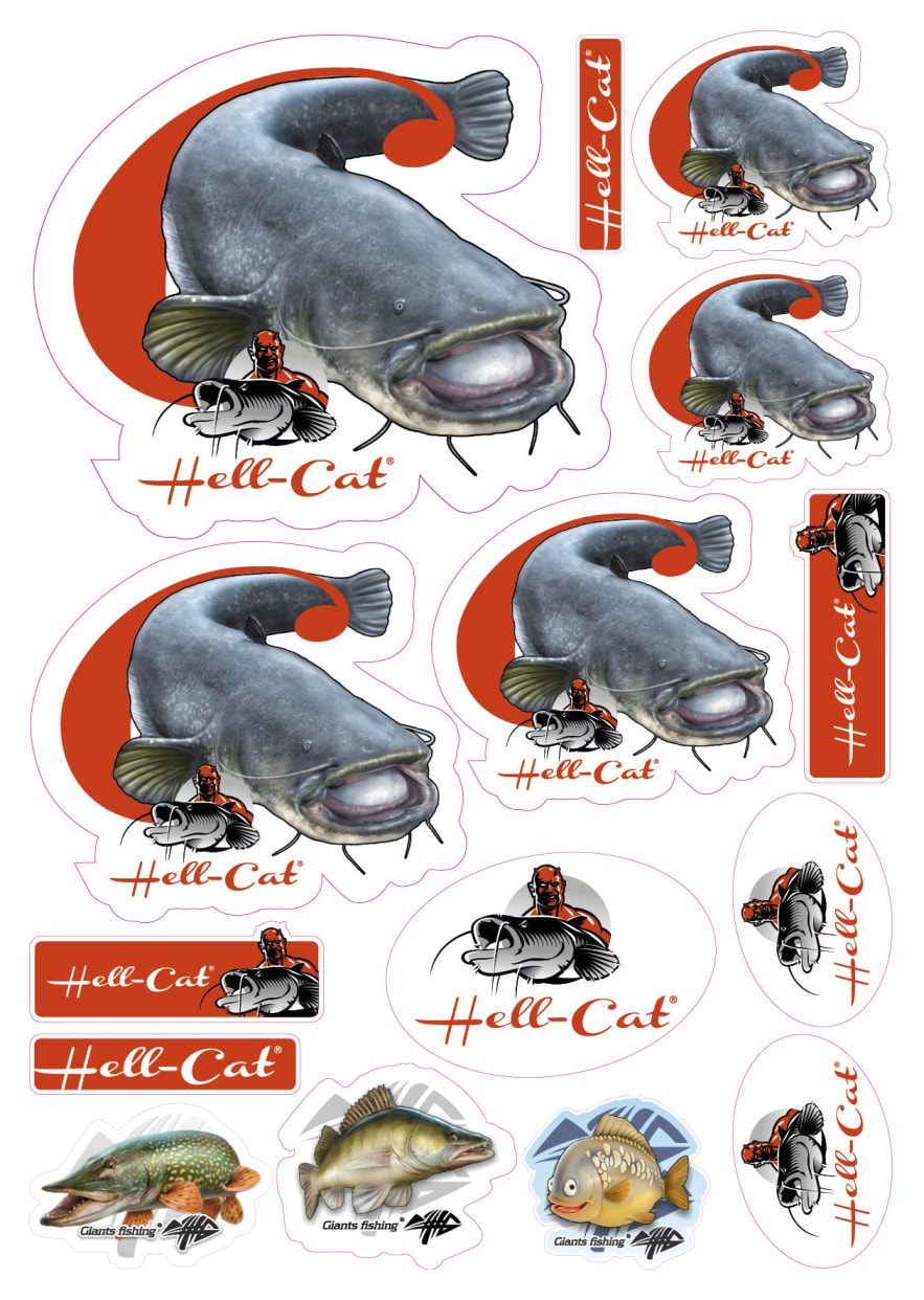 Hell-Cat Mix nálepiek Hell-Cat Sumec ( 15ks )