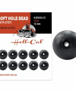 Hell-Cat Gumové guličky Soft Hole Bead (s krokom) 10ks