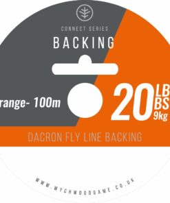 Wychwood Dacron Flyline Backing 20Lb, 100m Oranžová