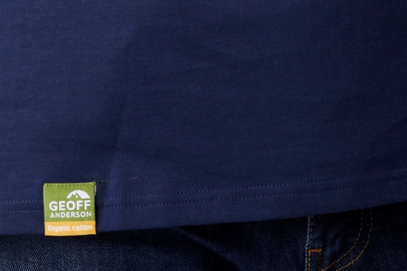Tričko Organic Tee retro 1999 modré – Obrázok 2