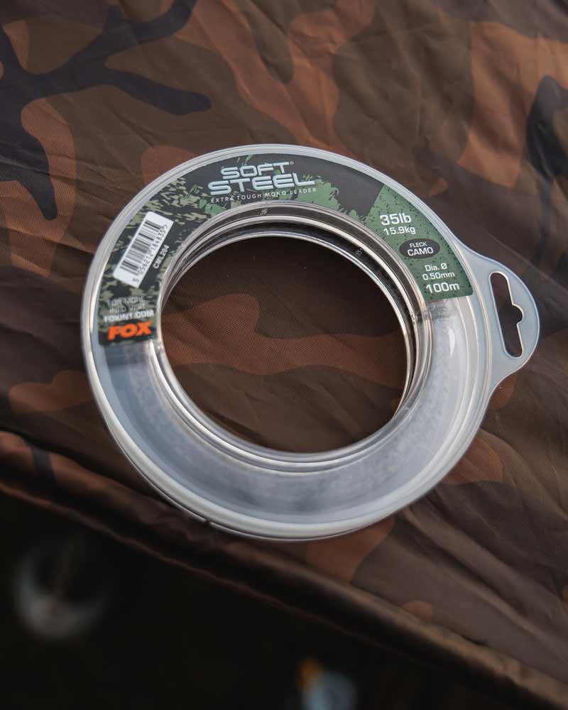 Fox Soft Steel Fleck Camo Leader – Obrázok 7