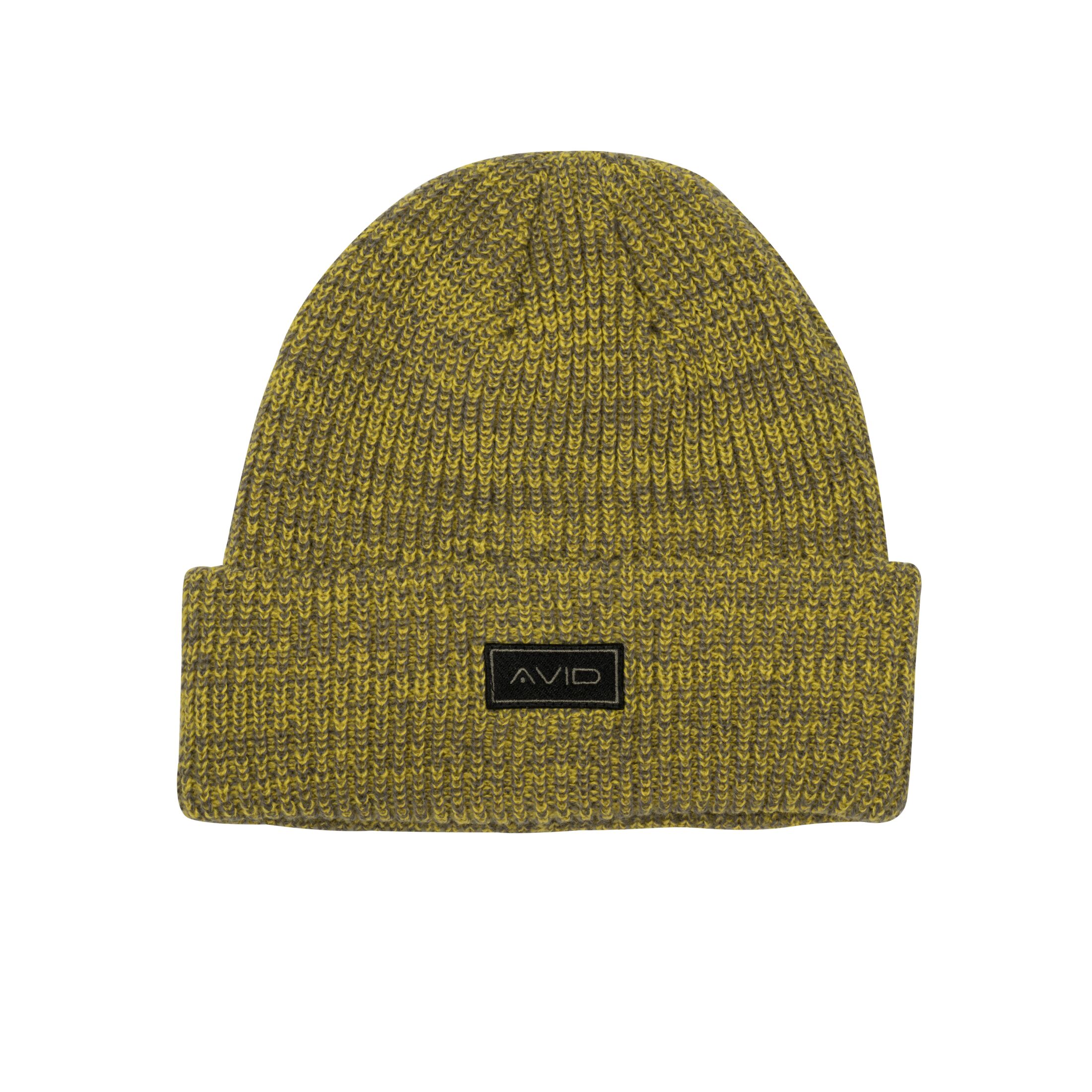 Avid Marl Knit Beanie – Yellow