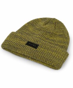 Alternative view of Avid Marl Knit Beanie – Yellow