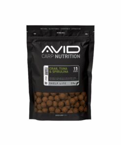Avid Crab, Tuna & Spirulina Boilies – 15mm (2.5kg)