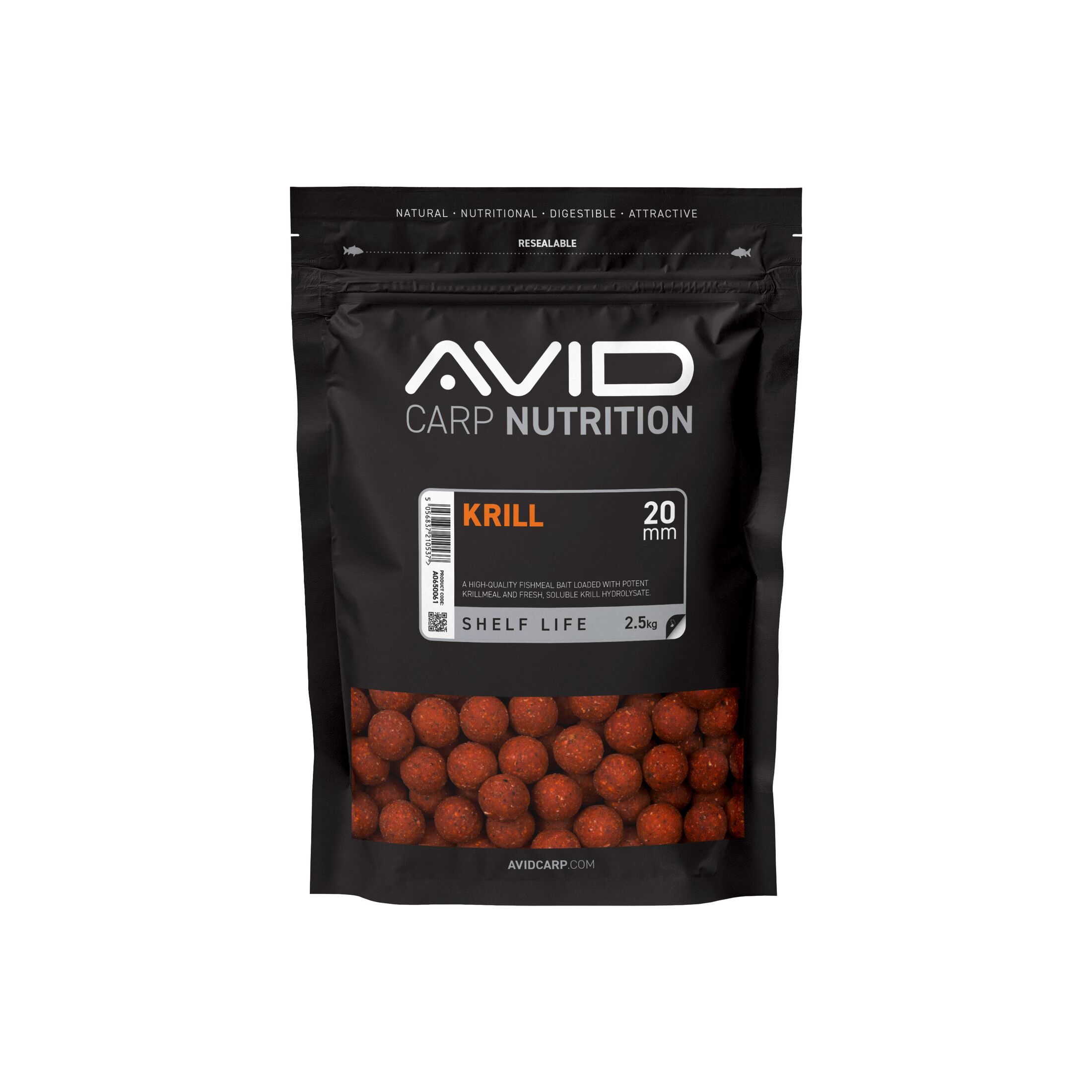 Avid Krill Boilies – 20mm (2.5kg)